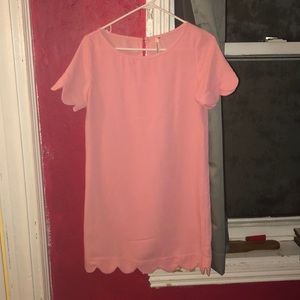 A Baby powder pink dress.